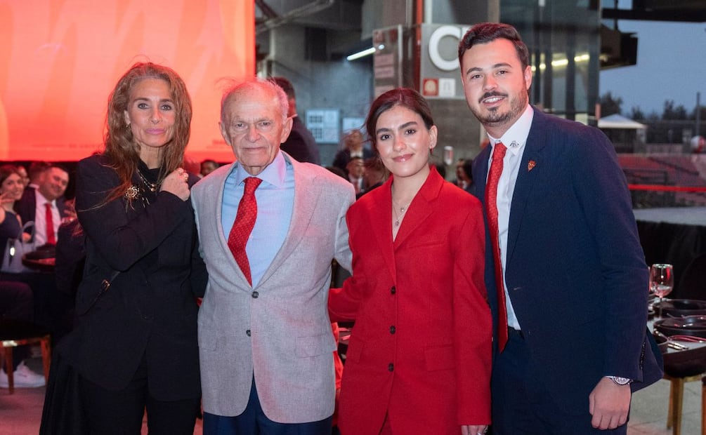 Sissi Harp, Alfredo Harp Helú, María Renee Cantú y Santiago Harp Granén / Foto: Héptor Arjona